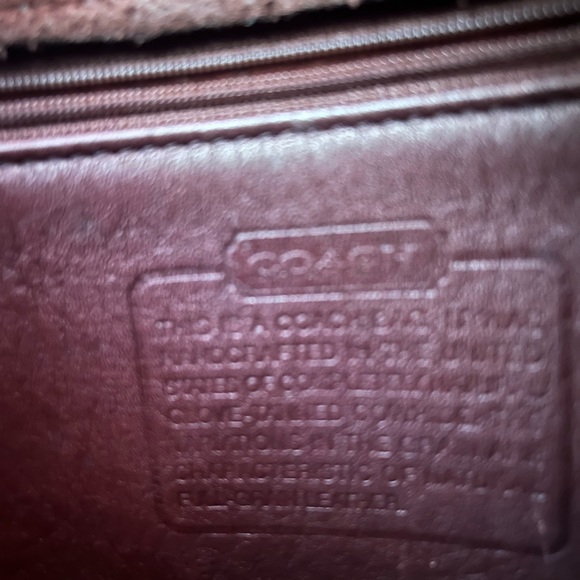 Vintage chocolate brown Coach purse - Picture 6 of 7